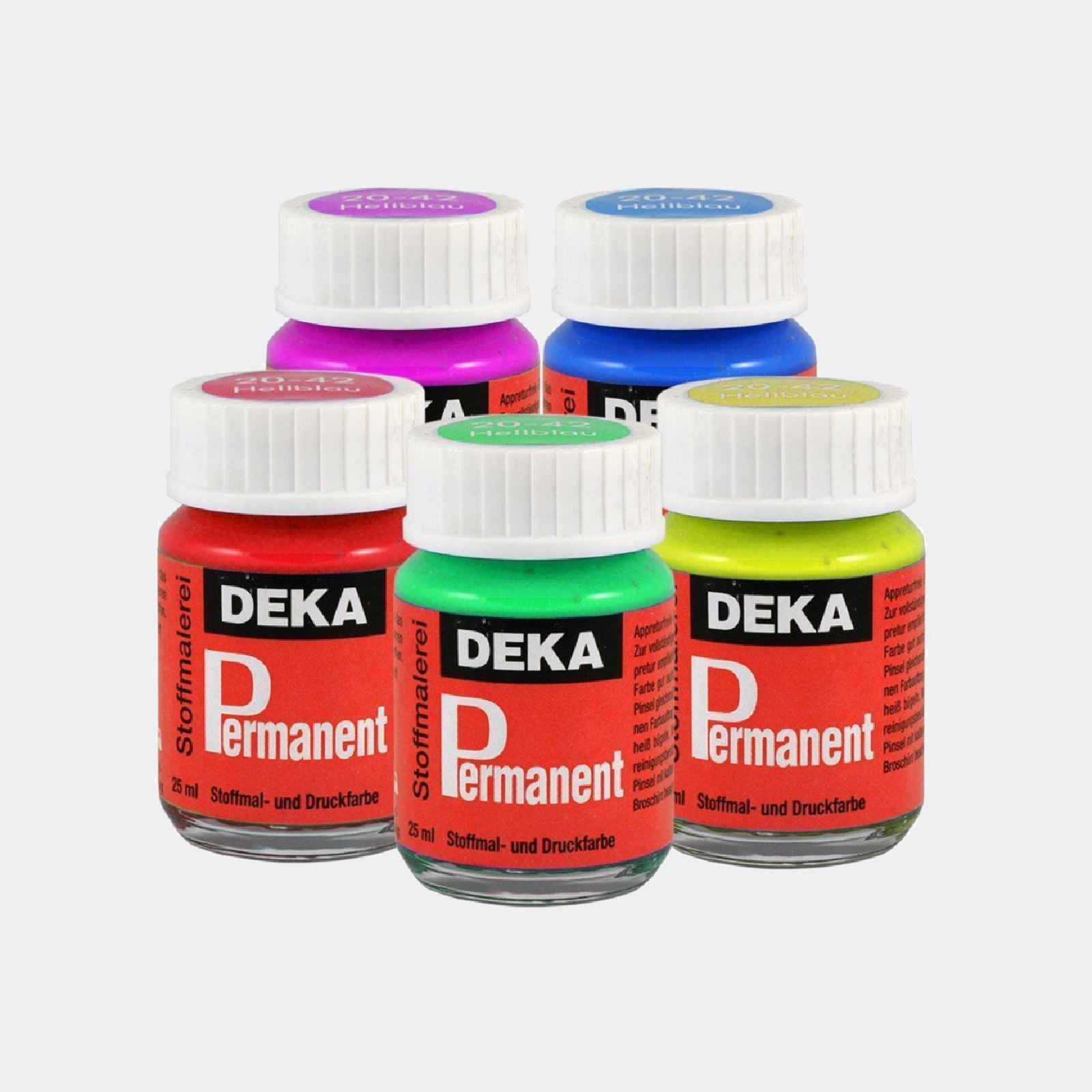 DEKA-PermDisco, colori Fluorescenti per dipingere su stoffe chiare -  Pellegrini Brera - La Bottega d'Arte di Milano