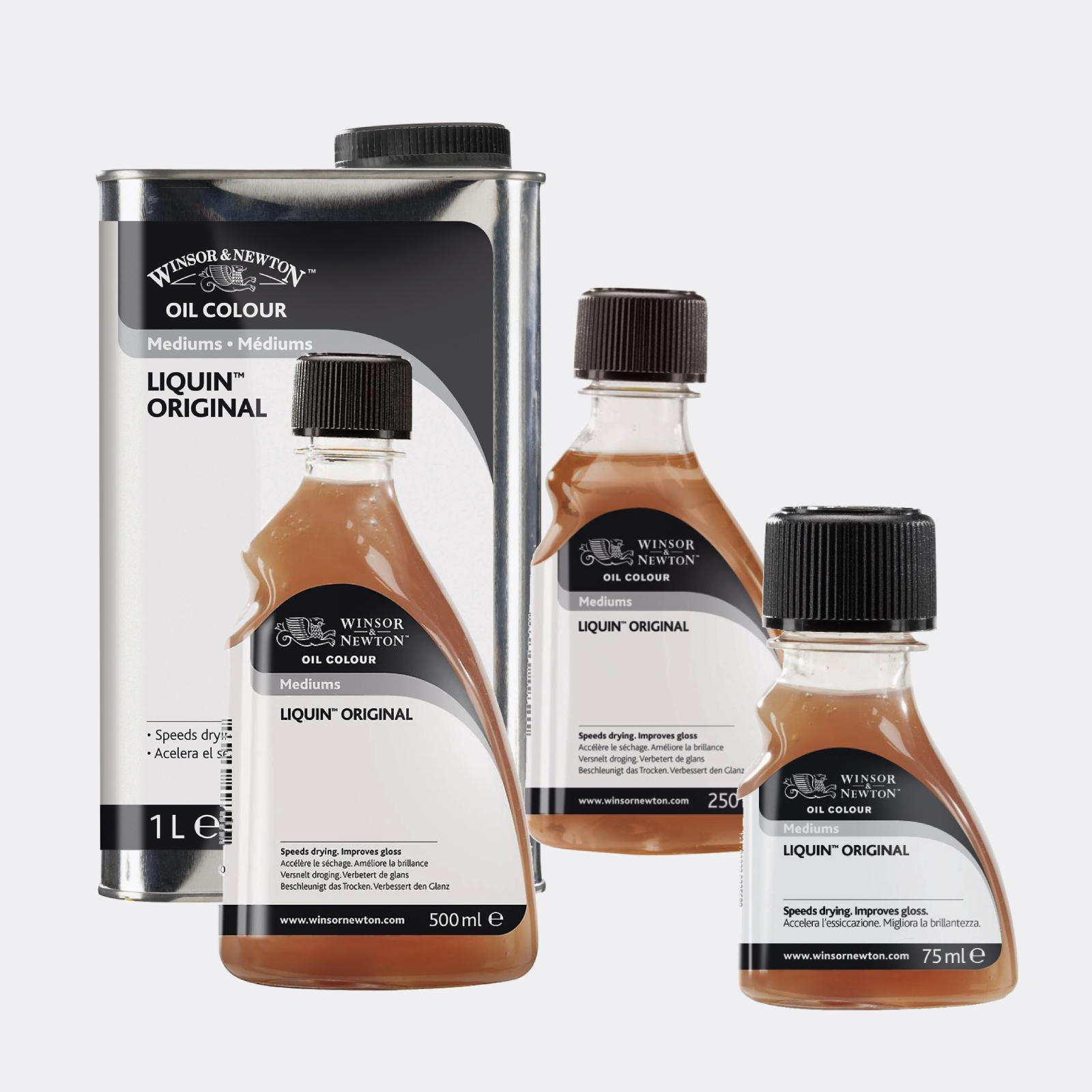Mediums - Winsor & Newton Oil Colour Medium, Liquin Original, 1000ml