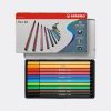 STABILO Pen 68 Fibre Tip Pen - ARTY -Assorted Colours (Tin of 10), 6810-6